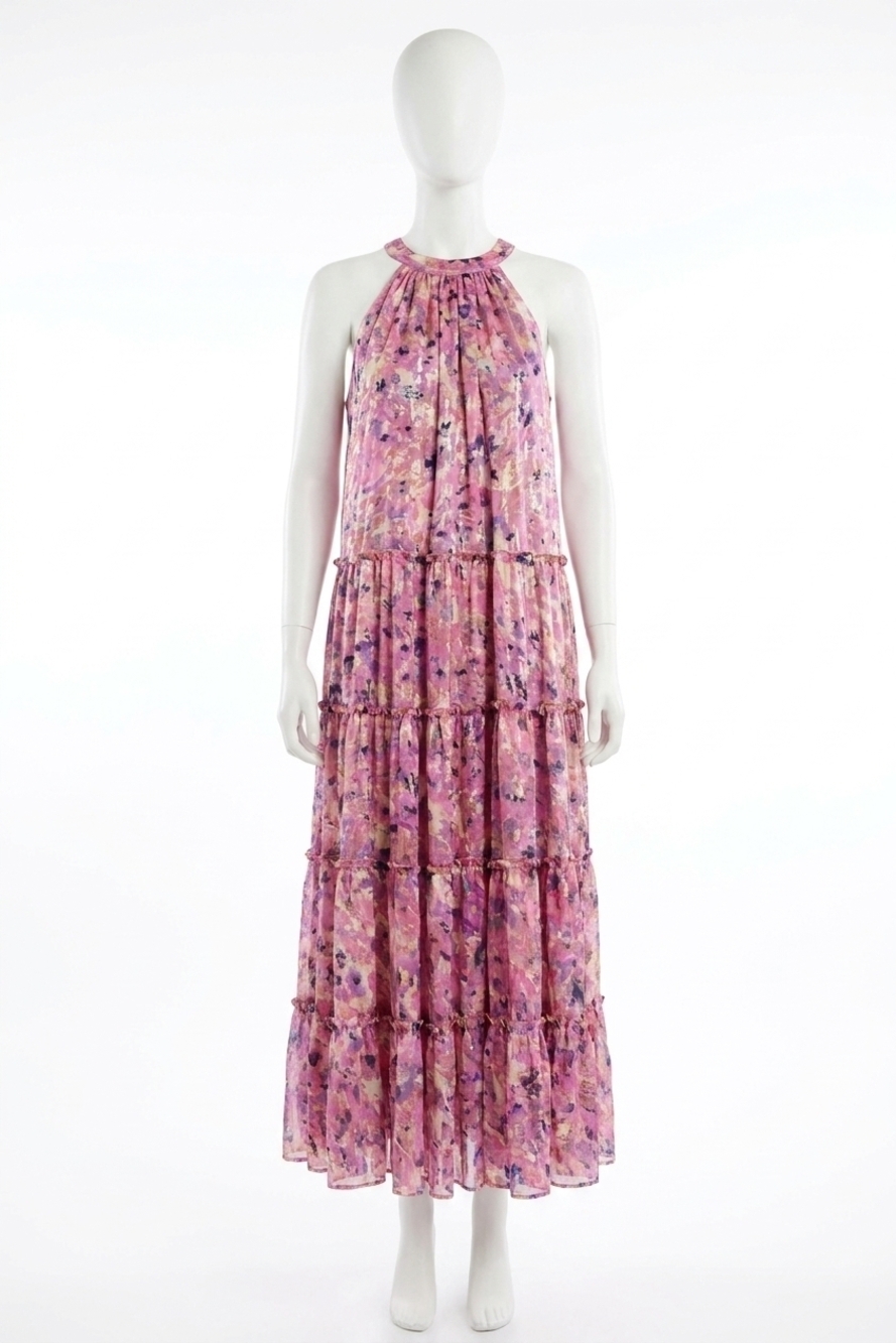 NEW MOLLY BRACKEN celeste maxi dress in pink
